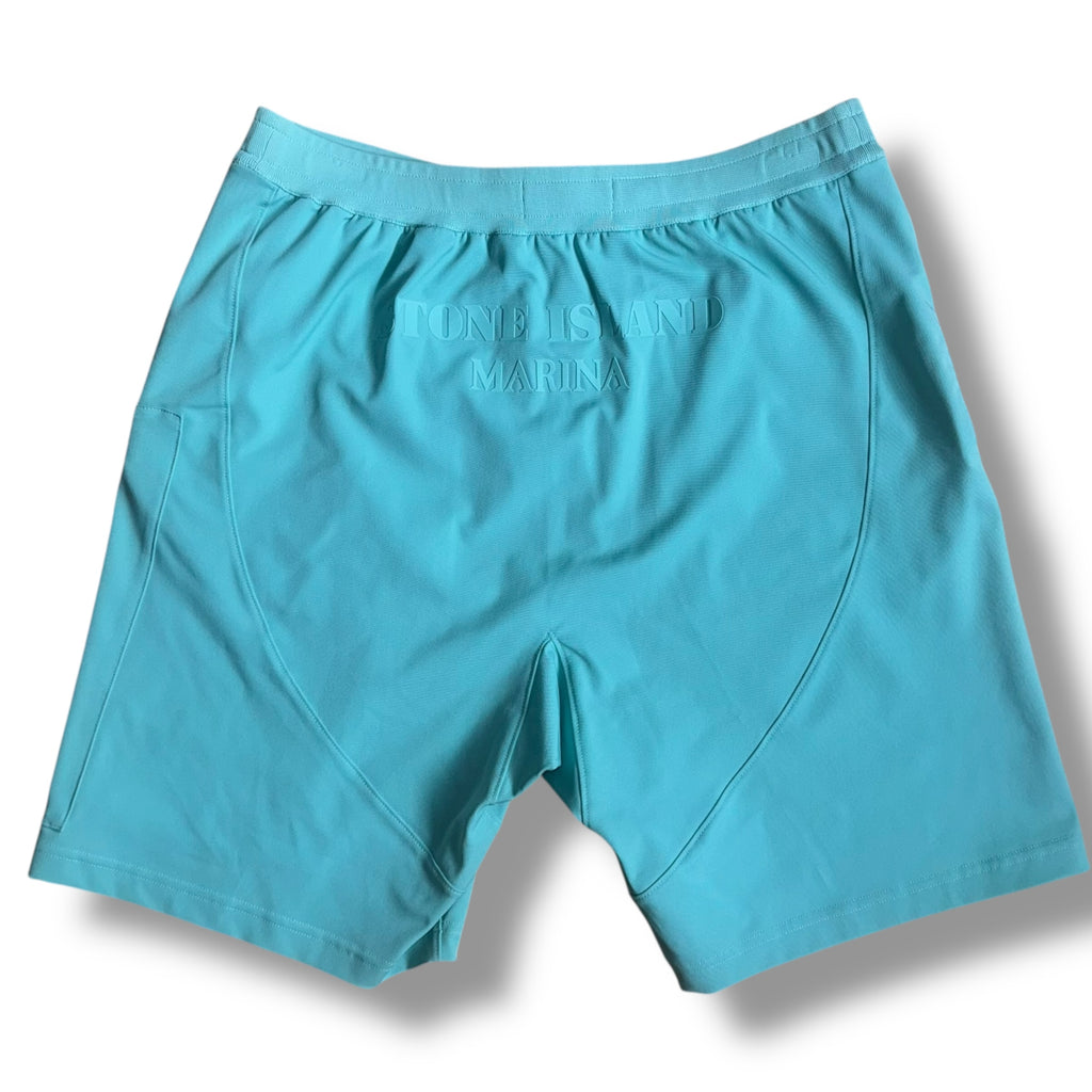 STONE ISLAND MARINA CARGO SHORTS AQUA GREEN