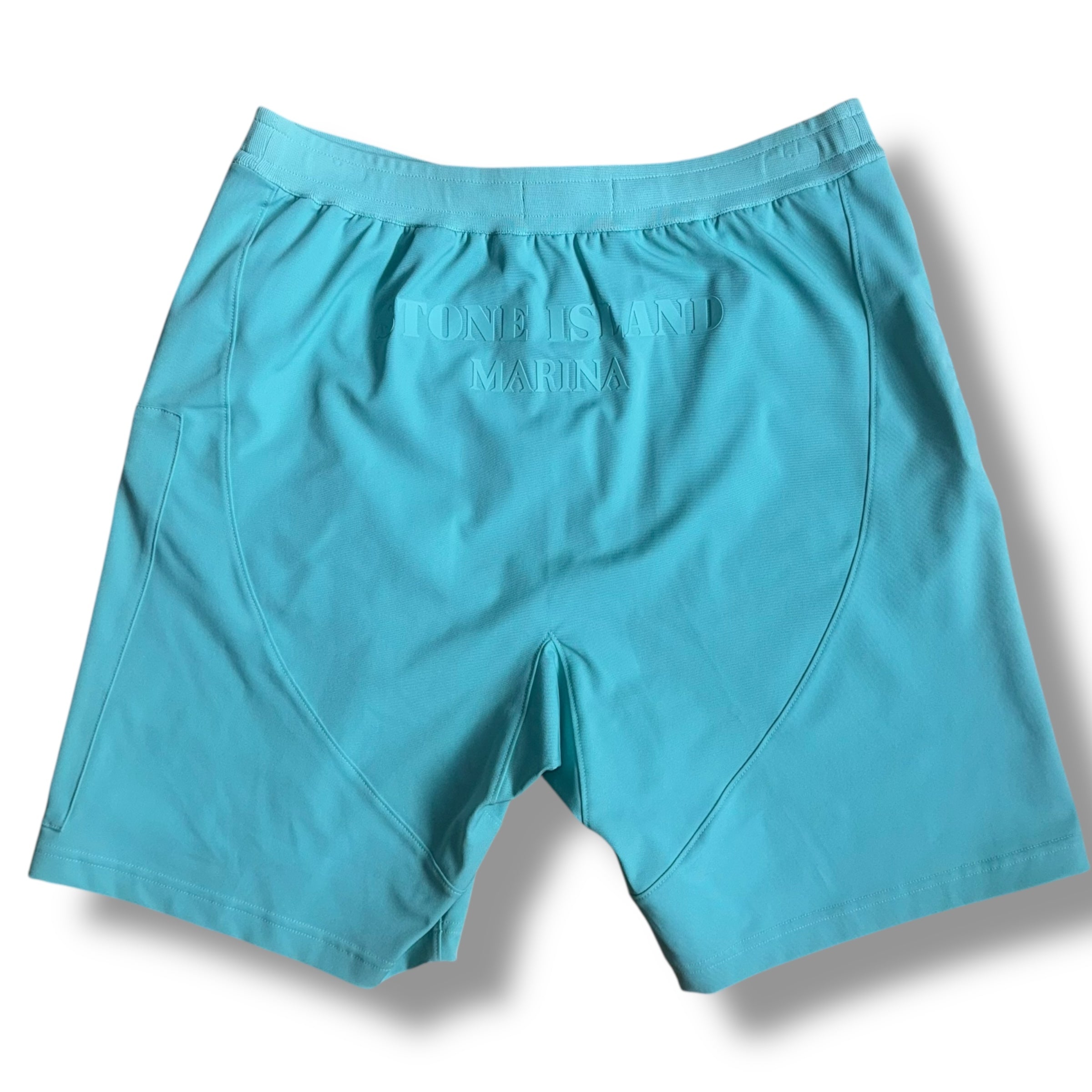 STONE ISLAND MARINA CARGO SHORTS AQUA GREEN