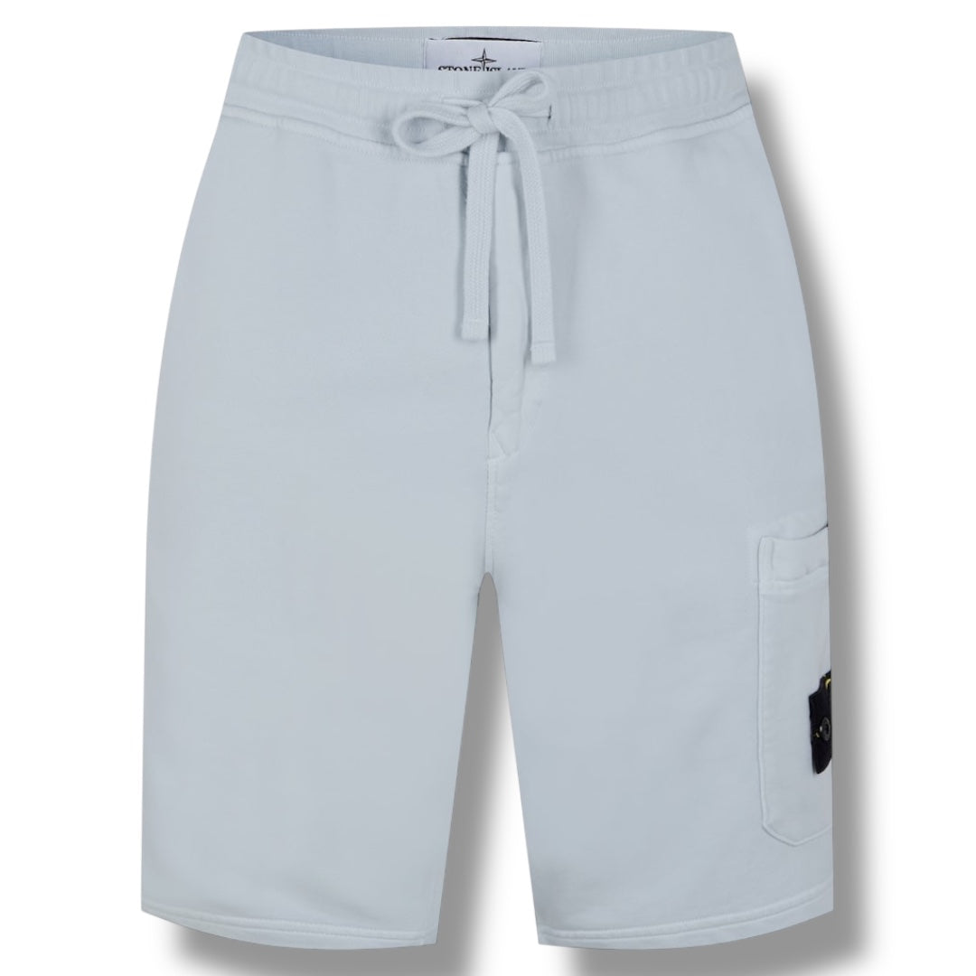 STONE ISLAND CARGO JERSEY SHORTS CIELO BLUE
