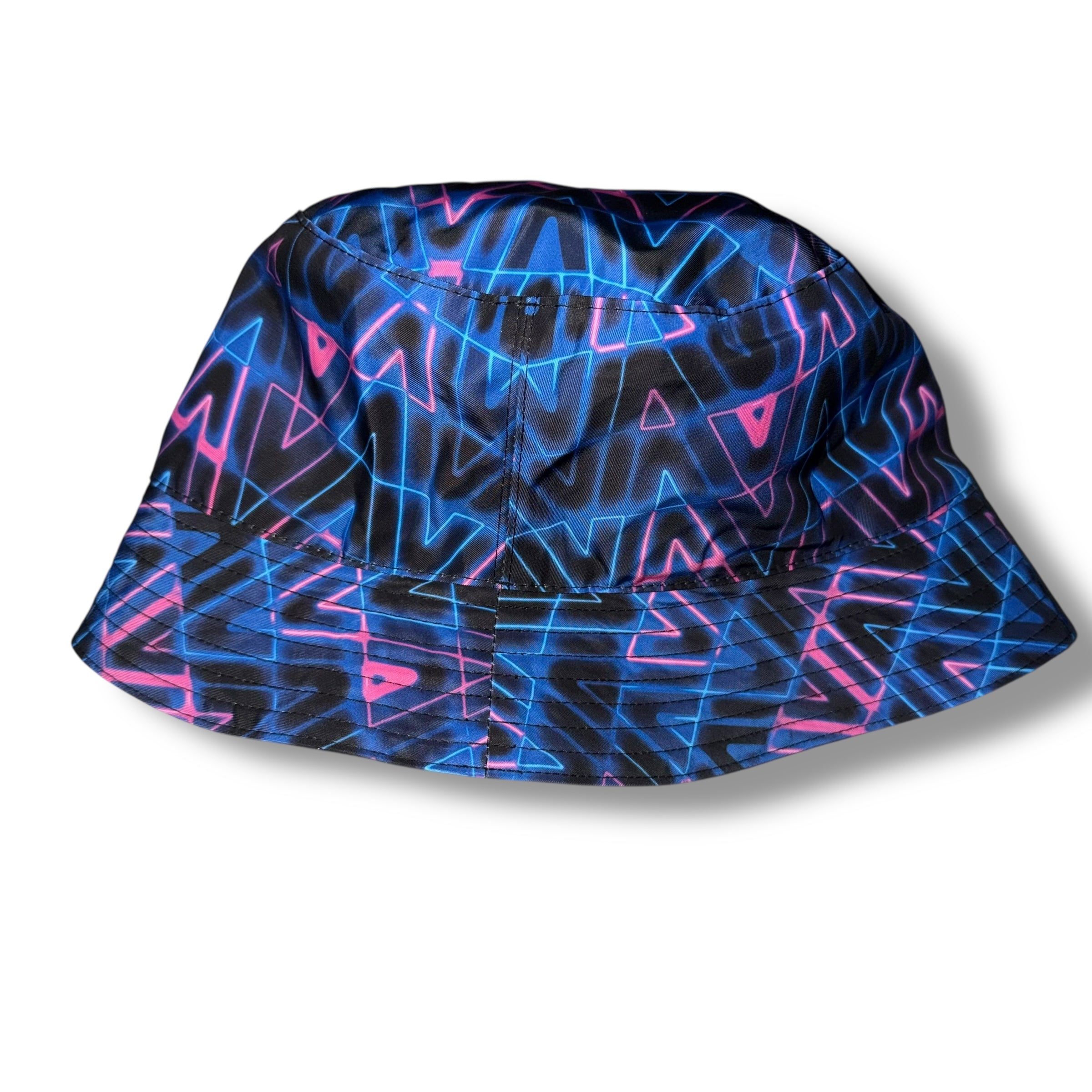 VALENTINO VLTN NEON BUCKET HAT BLUE