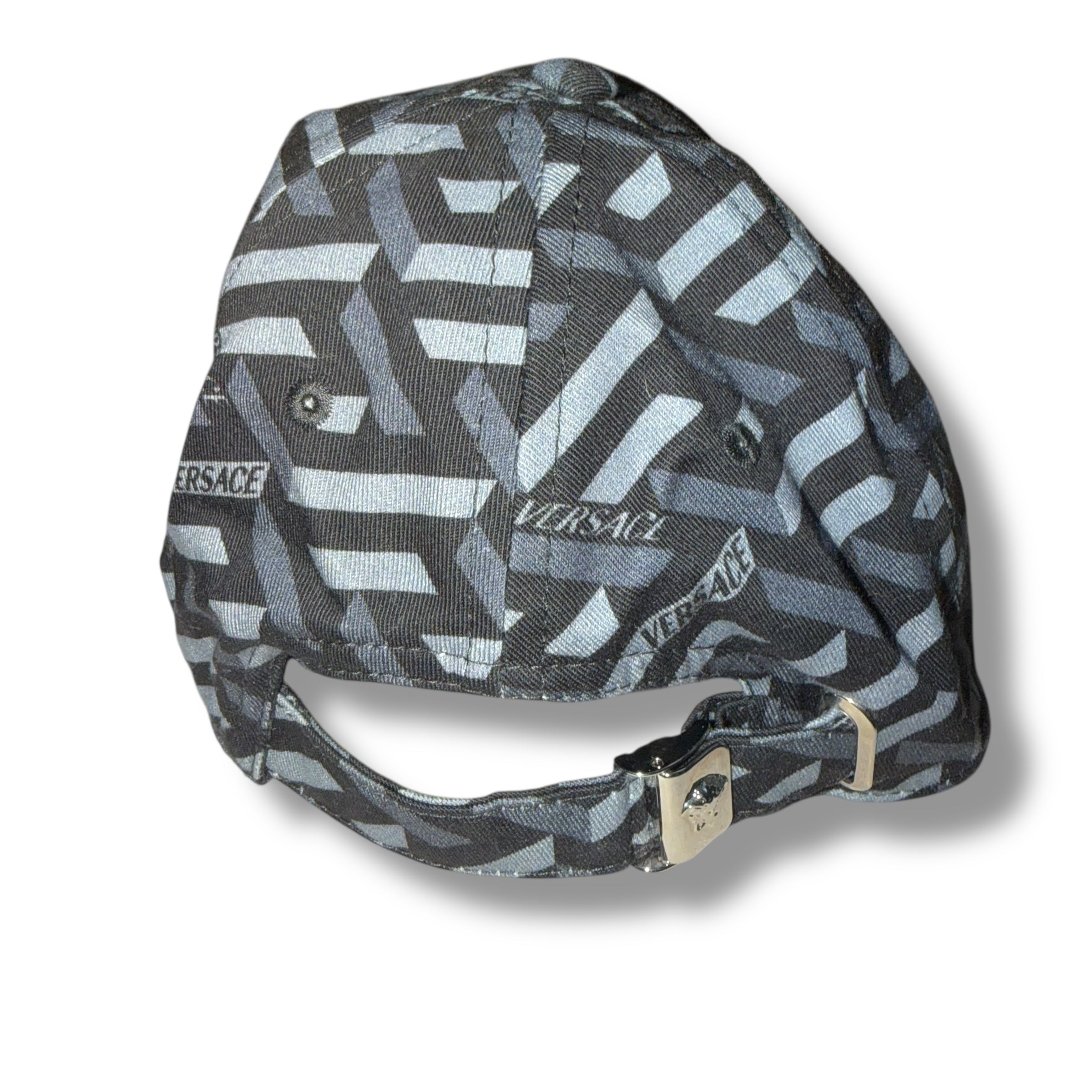 VERSACE BASEBALL CAP BLACK & GREY