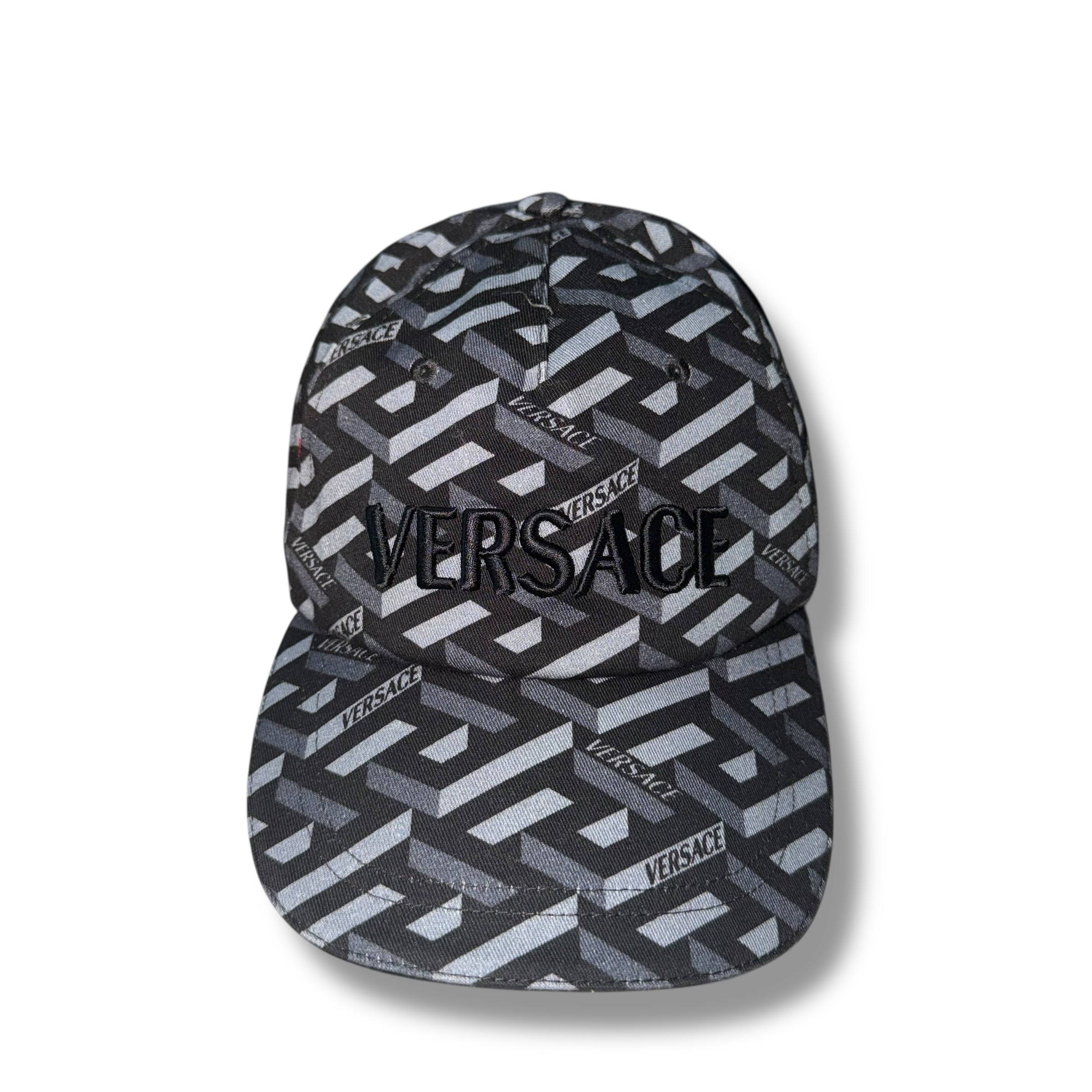 VERSACE BASEBALL CAP BLACK & GREY