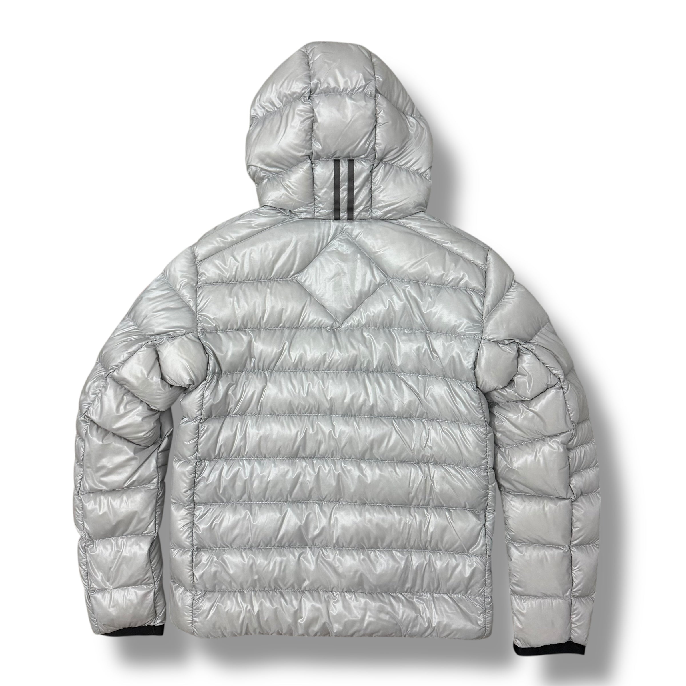 CANADA GOOSE CROFTON HOODIE PUFFER JACKET SILVERBIRCH
