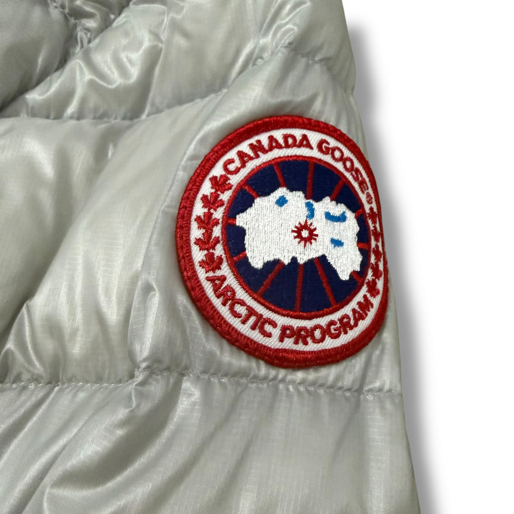 CANADA GOOSE CROFTON HOODIE PUFFER JACKET SILVERBIRCH