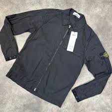 STONE ISLAND NYLON METAL OVERSHIRT BLACK